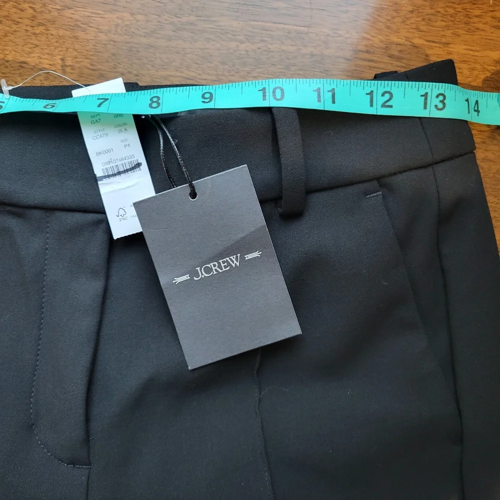 J. Crew Petite Natalia pant in four-season stretch CC479 Size 4 Petite NWT